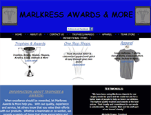 Tablet Screenshot of marlkress-awards.com